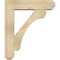 Ekena Millwork Legacy Craftsman Rough Sawn Bracket w/ Offset Brace, Douglas Fir, 6"W x 22"D x 26"H BKT0604X22X26LEC04RDF - alternate 2